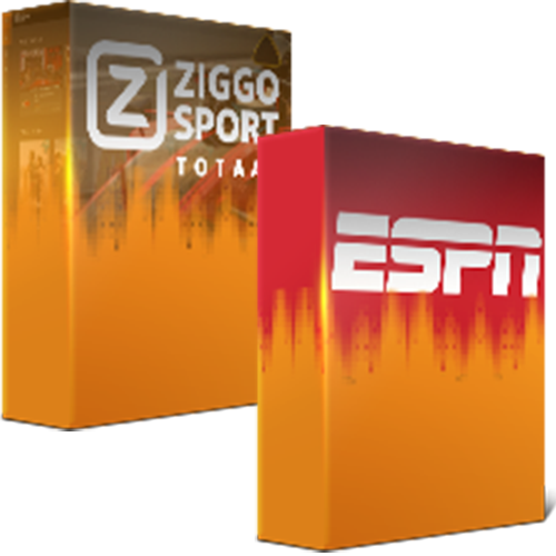 12 maanden Sport Compleet (Ziggo Sport Totaal + ESPN Compleet) cadeau t.w.v. €275,40